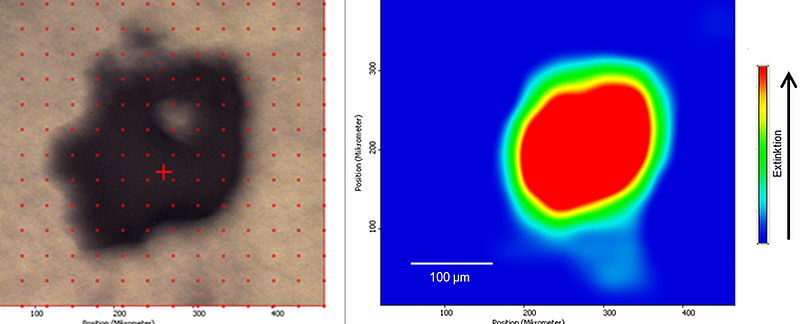 Fremdpartikelanalyse mittels Mikroskop-FT-IR-Spektroskopie 