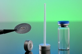 Laser-mikrostrukturierte Bördelkappe für Injektionsfläschchen